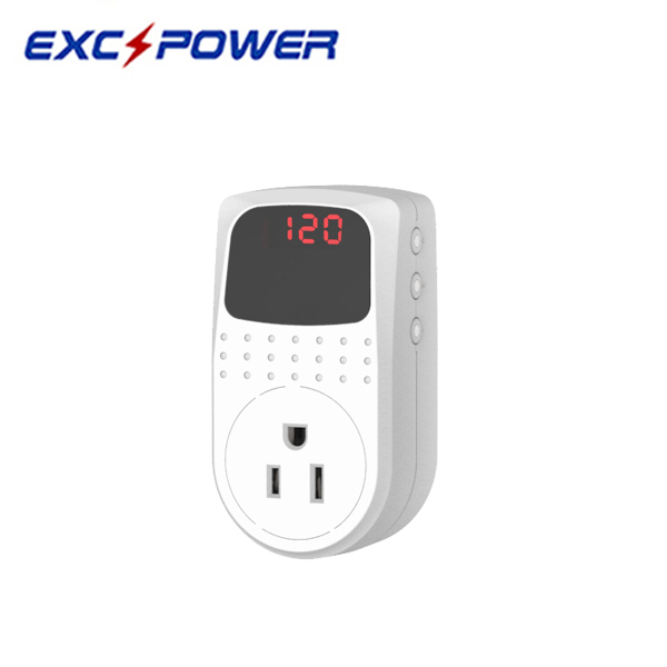 EP-098-D-US-120V American Standard 15A 120V Surge Protector for Home Appliance with Adjustable High and Low Voltage